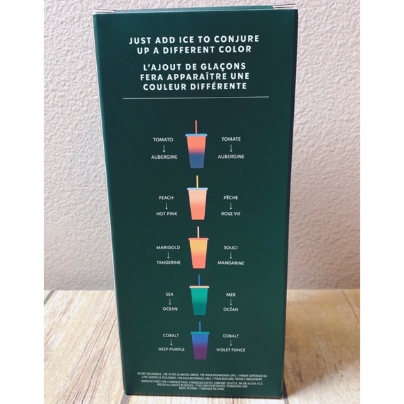 RARE Starbucks 2020 Color Changing Reusable Cups - Picture 6 of 6